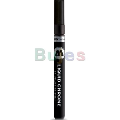 Molotow Liquid Chrome Marker, 1mm, 2mm and 4mm, Liquid Mirror Marker Model Gloss Oil-based Paint Marker Pen Watercolor
