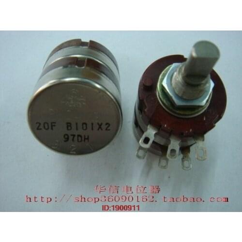 1pcs/lot Japan double potentiometer TOCOS RV24YG B100R B100 European filament balance 300B
