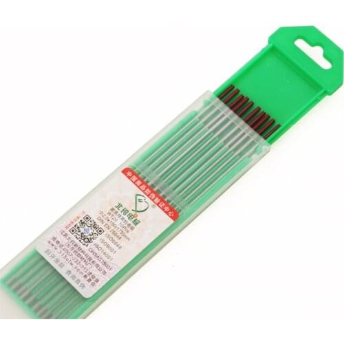10Pcs Professional Tungsten Electrodes Welding Electrodes 1.6 2 2.4 3 3.2mm WT20 WC20 WL20 WL15 WZ8 WP WY20 WR20 Tig Rods