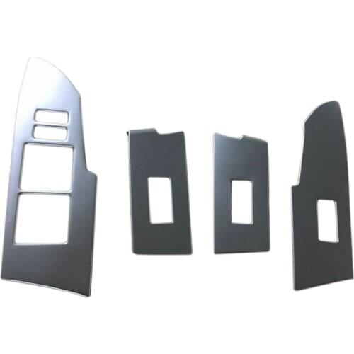 4Pcs Car Interior Door Armrest Window Switch Cover Trim for Toyota Corolla 2014-2018