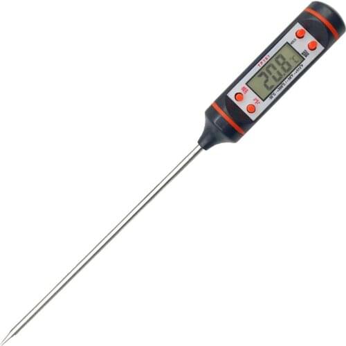 Kitchen Thermometer Digital Food Meat Probe BBQ Household Temperature Tool Black