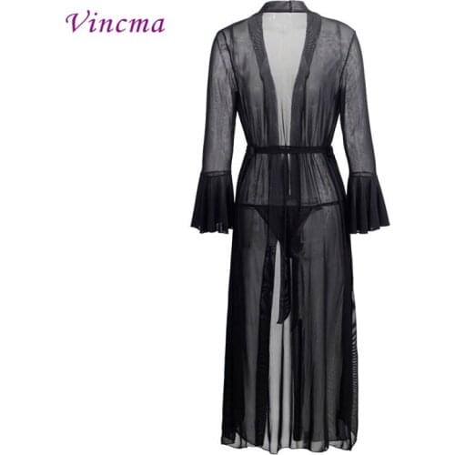 M L XL XXL Sexy Lingerie Women Hot Erotica Black Transparent Lingerie See Trough Dress Plus Size Sexy Underwear Lenceria