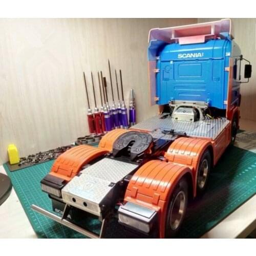 1/14 Scale RC Car Parts Tamiya Tractors Trailer Decoration Plate Slip-resistant Plate Scania R620 R470 56323 56327