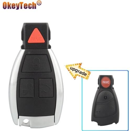 OkeyTech Modified Remote Control Smart Key Shell Case for Mercedes for Benz W168 W163 W203 W205 W208 A200 Vito With Insert Blade
