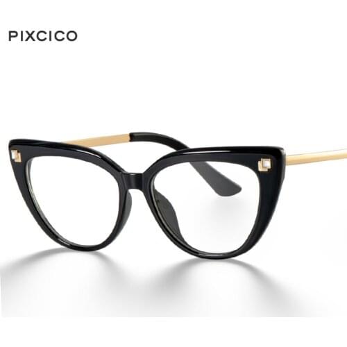 48116 Anti blue-ray Plastic Titanium Glasses Frames Cat Eye Men Women Optical Fashion Computer EyeGlasses