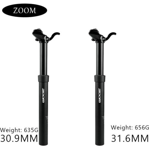 ZOOM bicycle MTB hand-controlled hydraulic shock absorber seatpost 375mm diameter 30.9 31.6mm optional adjustable seatpost