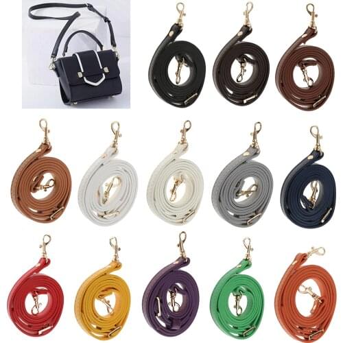 Adjustable Leather Shoulder Bag Strap Replacement Handbags Belt Strap Replacement Multicolor Bag Handles Bag Accessories 120cm