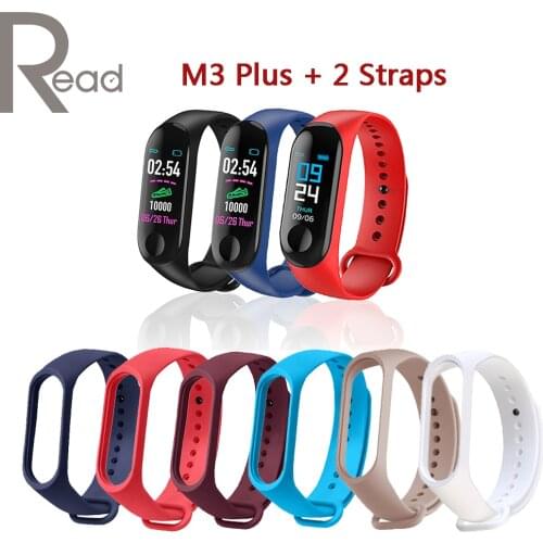 Smart Watch Men M3 Plus Smart Wristwatch Sport Health Waterproof Bluetooth Fitness Tracker Heart Rate Blood Pressure Wristband