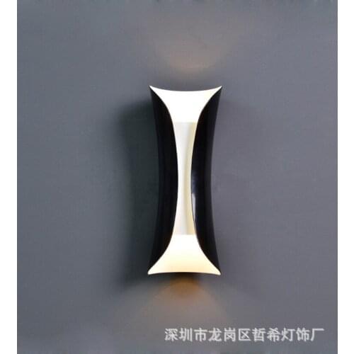 Modern arandela lamp iron aisle bedside corridor espelho wall lights for home