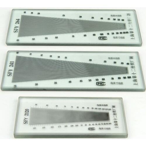 Glass Fabric Weft Warp Density Mirror Warp and Weft Density Scale Measuring DIY Sweater Knitting Tools High-density Mesh Screen