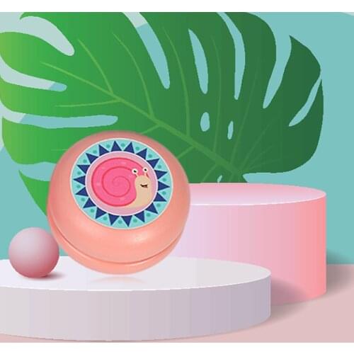 Yoyo Classic Toys Animal Print Professional Yoyo Ball Creative Wooden Gift