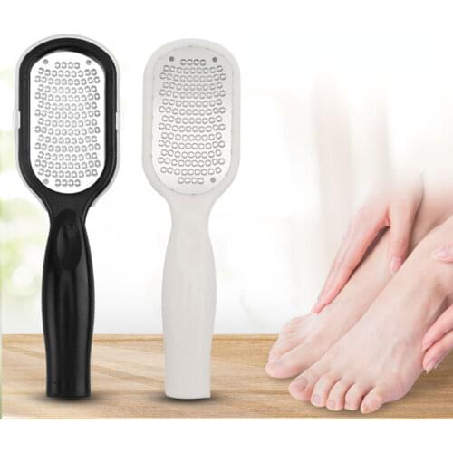 1 Pcs Foot Scraper Foot File Callus Remover Stainless Steel Portable Rasp Colossal Foot Grater Scrubber Pro for Wet Dry Feet