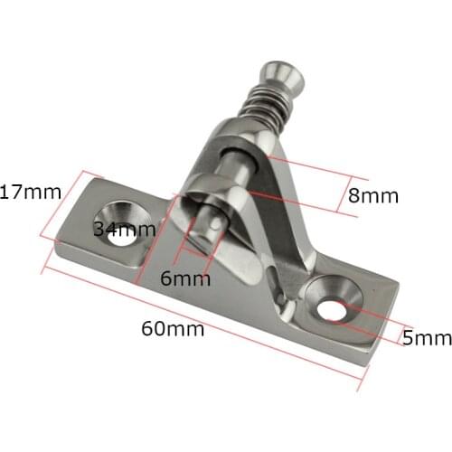 2Pcs/Lot Marine Deck Hinge Boat Top Fitting 90 Degree Pin Stainless steel Hot Fishing kayak boat accessories marine