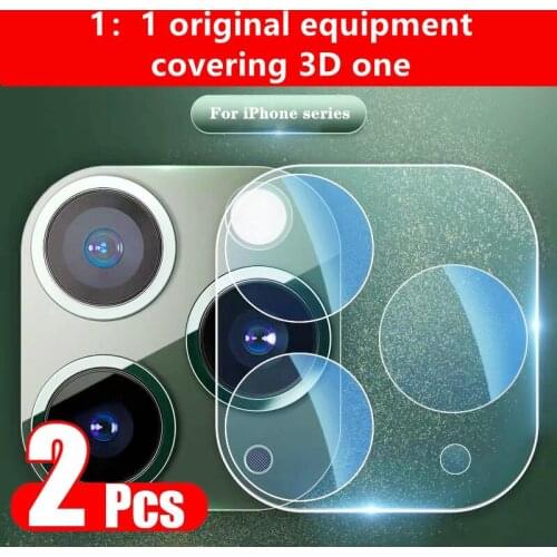 2Pcs Lens Tempered Glass for IPhone 11 12 Pro Max Mini Camera Protective Glass on IPhone 11 12 Pro Max 12mini Lens Protector