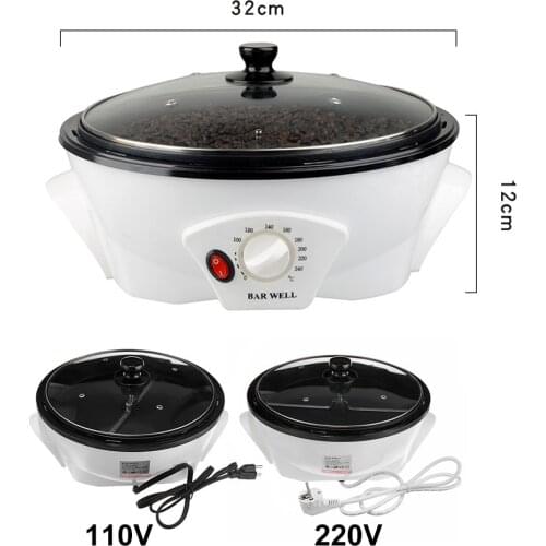 2019 1200W Electric Coffee Roaster Machines Household Coffee Roaster Whole Bean Coffee Beans Machines 110V/220V