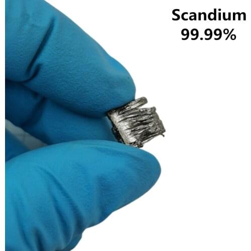 Free Shipping Scandium Metal 1g - 99,99% Pure - Dendritic Metal Element Sc