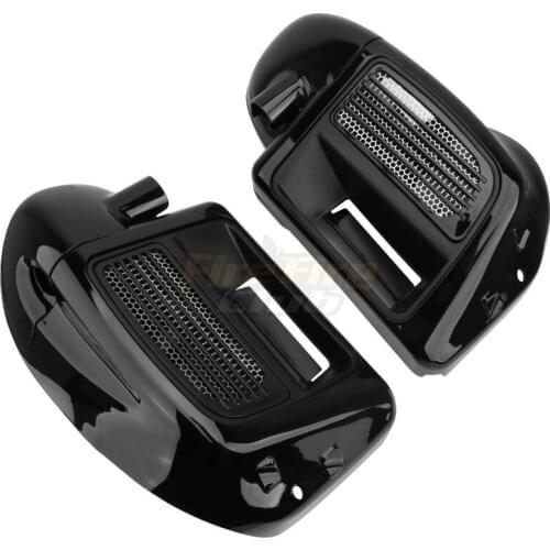 Motorcycle Lower Vented Leg Fairings Glove Box For Harley Water-Cooled Touring Road King Electra Street Glide 2014-2020