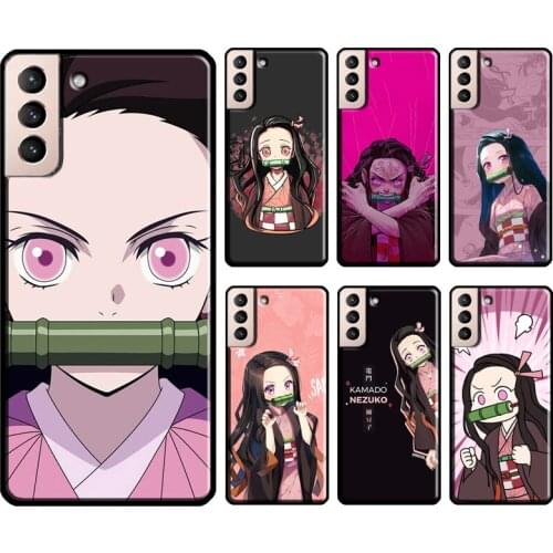 Demon Slayer Kamado Nezuko Phone Cover For Samsung Galaxy S21 S20 Ultra Note 20 Note 10 S8 S9 S10 Plus S20 FE Case