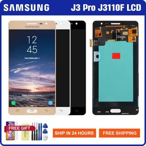 Super Amoled Screen For Samsung Galaxy J3 Pro Display Touch Screen Assembly Part for Samsung Galaxy J3110 LCD