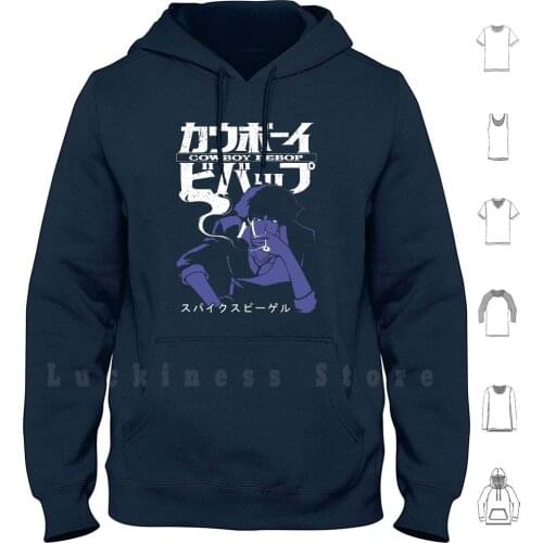 Enjoystick Cowboy Bebop Hoodie Long Sleeve Anime Manga Cowboy Bebop