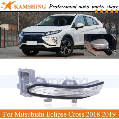 Kamshing Outer Rearview Side Mirror Turn Signal Lamp light For Mitsubishi Eclipse Cross 2018 2019 Blinker Lamp Light lamp