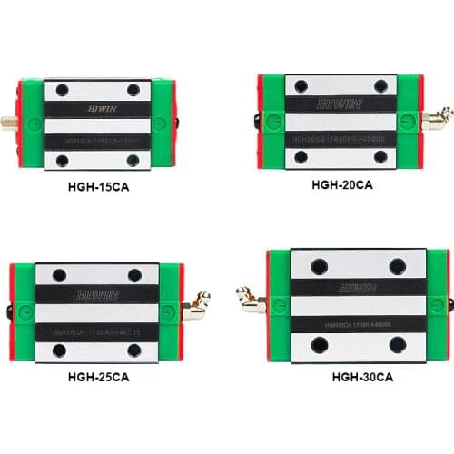 1pc Origin HIWIN HGH15CA HGH20CA HGH25CA 100% Original Hiwin linear blocks match with HGR guide CNC router co2 laser carriages