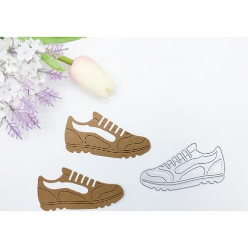 Julyarts Sport Shoes Metal Cutting Dies 2019 Stencil for DIY Scrapbooking Stamps Dies Embossing Paper Cards Making Crafts Dies