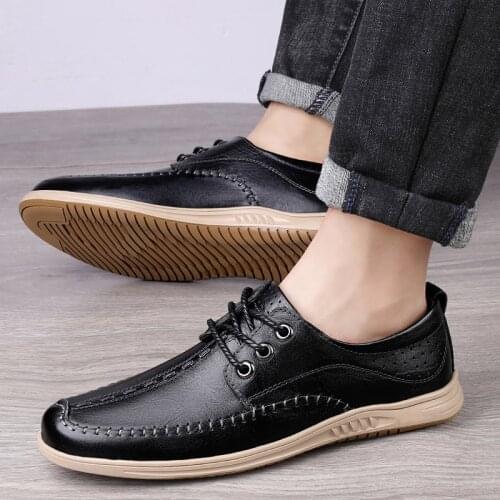 Mens formal shoes lace up oixfords fashion comfortable Men dress shoes mens casual shoes black brown shoes for men footwear