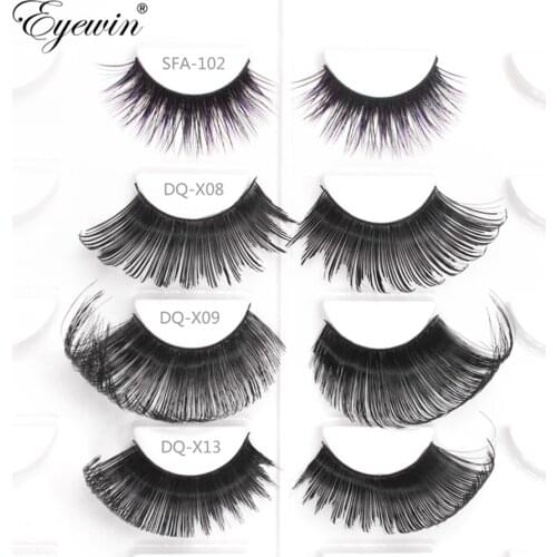 Eyewin False Strip Eyelashes Lash For Drag Queen Make Up 3D Faker Eyelash Mink Eyelash Lash For Professional Dramatic Drag lash