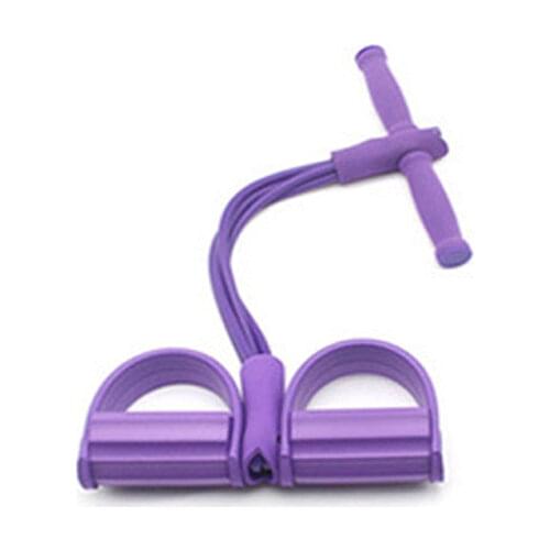Pedal tensioner elastic rope leg tension rope four-tube tension resistance yoga sit-up aids good helper for body shaping