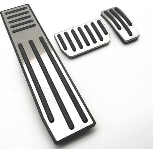 Stainless Steel Accelerator Foot Rest Modified Pedal Pad for TESLA Model S / Model X Car Styling Decoration Accessory