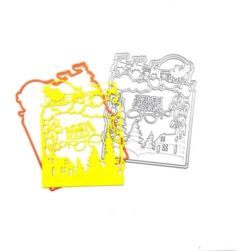 Julyarts Frame Christmas Scrapbook Album Natal Dies For DIY Scrapbooking photo album Decorative Embossing DIY Paper Cards