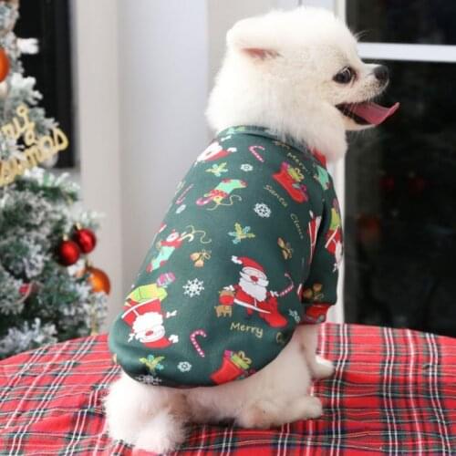 Christmas Dog Clothes Winter Pets Dogs Clothing Coat Jacket Chihuahua Yorkie Xmas Pet Costume Outfit For Medium Dogs