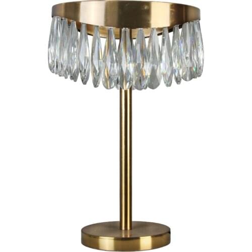 Modern light luxury crystal table lamp simple creative designer bedroom living room desk bedside decorative table lamp