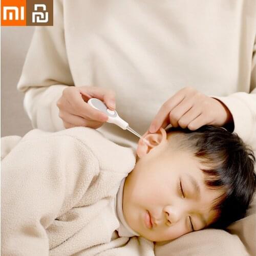 XIAOMI Youpin LED Light Ear pick Baby Ear Cleaner Soft Head Ear Pick Remove Ear Wax Baby Ear Spoon Curette Ear Cleaning Ear Care