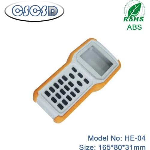 1pcs/lot 165*80*31mm abs customize plastic handheld enclosure pushbutton abs enclosure handheld electronic enclosures