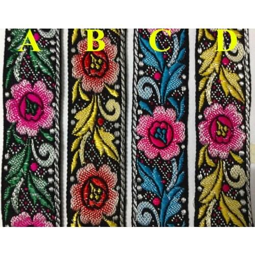 2.8cm nation style single face dyed yarn jacquard ribbon,national style embroidery webbing,XERY140510A