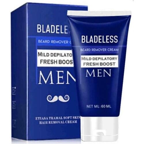 60g Mens Hair Removal Cream Facial Hair Removal Cream And Beard Removal Cream Fast Depilatory Cream Harmless Shaving TSLM1