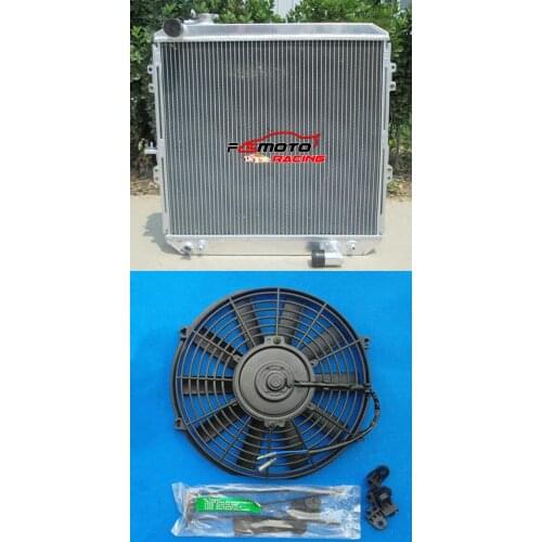 50mm For Toyota Surf Hilux LN106 LN111 (Diesel) 88-97 89 90 96 95 Aluminum Alloy Radiator + FAN