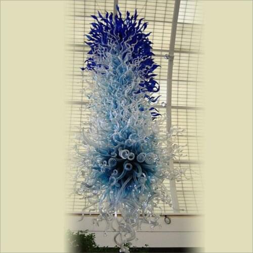 Free Shipping Mouth Blown 110v/120v LED Bulbs New Arrival Warranty Colorful Hot Sale Hand Blown Glass Chandelier for Hotel Home