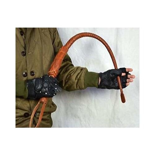 MILITARY ARMY LEATHER HORSE WHIP RIDING CROP HANDMADE