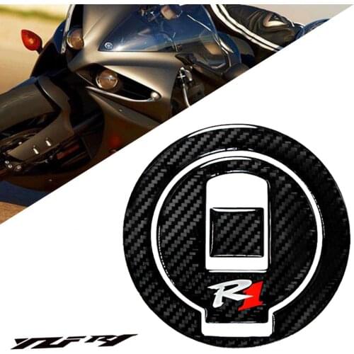 R1 Tag Tank Cover Cover 98-99 Fuel Motorcycle Fuel Gas Protective Plug Decals for Yamaha YZF-R1 R1 1998 1999 carbon