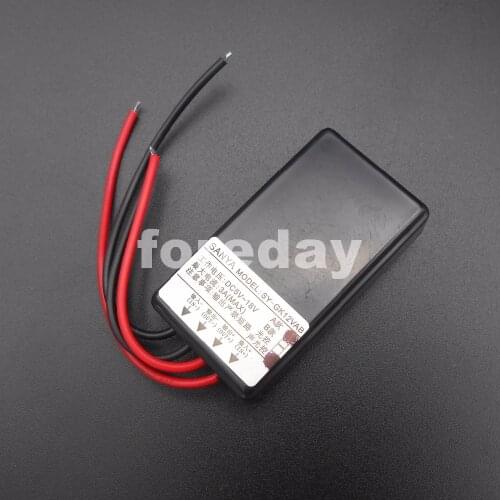Voice-Light Control Switch Module Version A-Black DC5V-18V Controller Day Off Night Work Solar Light Sunset Twilight *FD460