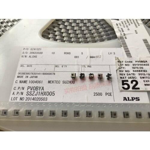 Original new 100% SSZJ1HX005 sliding switch toggle switch 4pin 2gear small drive