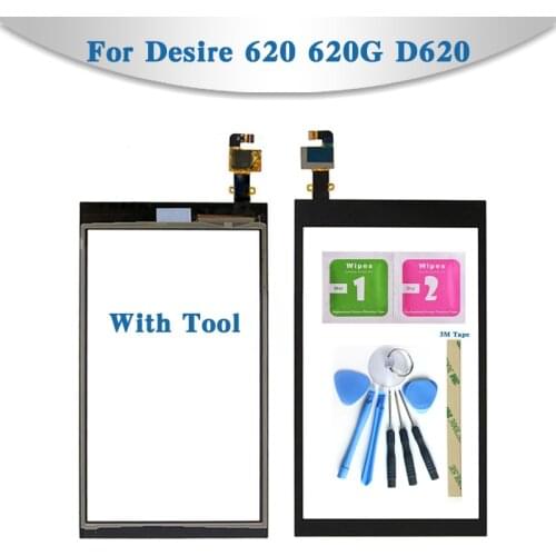 Replacement High Quality 5.0" For HTC Desire 620 620G D620 Touch Screen Digitizer Sensor Outer Glass Lens Panel