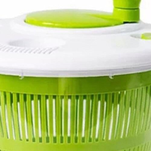 Vegetable Salad Spinner Dehydrator Washer Dryer Clean Fruits Basket Serving Bowl 87HA