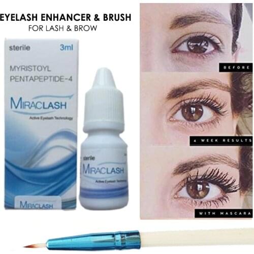7 Days Eyelash Growth Enhancer Eyelashes Longer Fuller Thicker Treatment Eye Lashes Serum Mascara Lengthening Eyebrow Growth