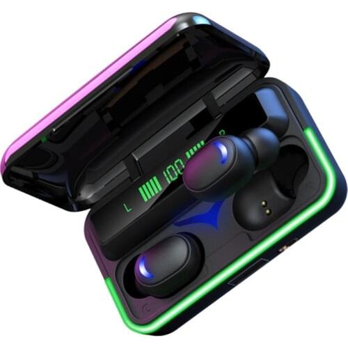 TWS Wireless Earphone Black Bluetooth 5.1 Game Headset Support HFP HSP A2DP AVRCP Noise-canceling Headphones Dropshipping