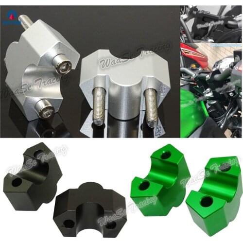 Waase Motorcycle Handlebar Bar Riser Up 30mm Bracket Kit For Kawasaki Z250 Z300 Z800