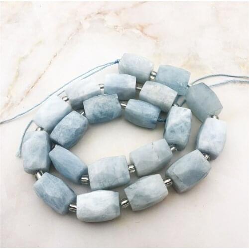 Natural Section Nugget Stone Jewelry Top Quality Irregular Blue Quartz Loose Beads Raw Ore Gem For Jewelry Making DIY Necklace